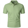 Summer Mens Short Sleeve Polo Shirt Sports Tennis T-Shirt Moisture-Wicking Shirts Breathable Button Streetwear Oversized T Shirt