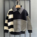 3 5 7 9Y Boys Sweaters Spring and Autumn Children'S Pullover Sweaters Boys' Baby Thickened Knitwear Warm Sweaters
