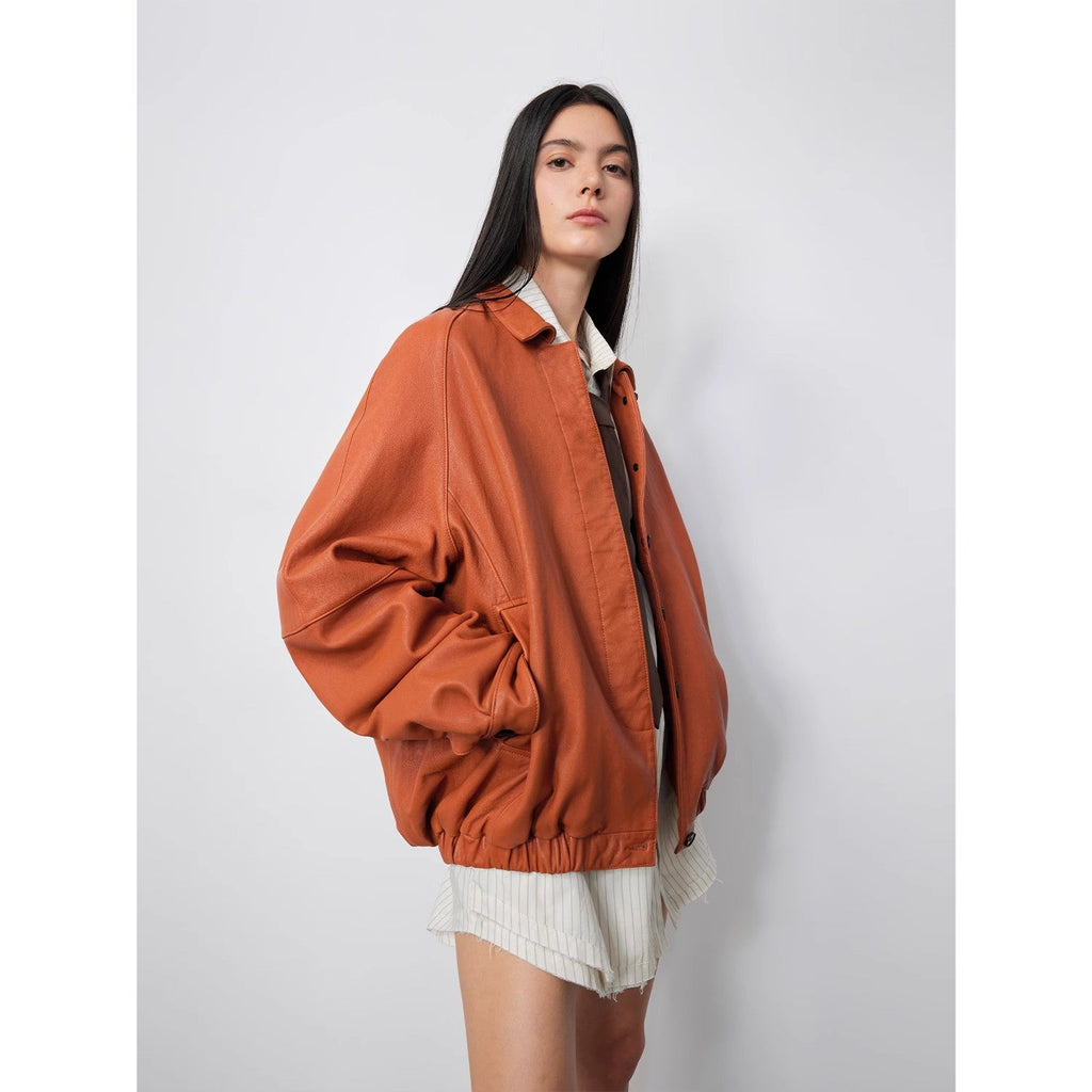 "Sydney Reincarnation" Heavy Wash Waxed Jacket Genuine Leather Outerwear