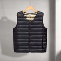 Black Gold Graphene Heating Vest for Men Lightweight Winter Vests Self Warming Thin Leisure Sleeveless Jackets Man