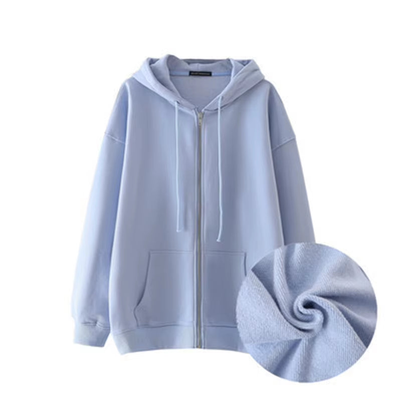 Zip up Hoodie Women Sweetshirts Oversize Red Hoody Fashion Sweatshirt Brandy Women Black Hoodies Pink Hoodi Sweatshirts