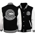 Japanese Anime Cosplay Baseball Jacket Coat College Casual Sweatshirt Jacket Male Autumn Winter Warm Fleece Oversized Jackets