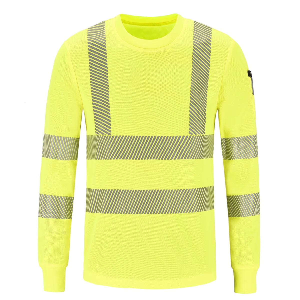 High Visibility Long Sleeve Safety Work T Shirt En20471 Class 3 Hi Vis T Shirts(Xs-8Xl)