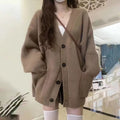 Classic V-Neck Knit Cardigan