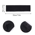 Harajuku Y2K Punk Girl Punk Grunge Hollowed Out Eyelets Wide Headband Cotton Elastic Headbands Steampunk Gothic Sports Headbands