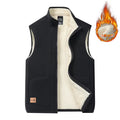 Cashmere Mens Jacket Sleeveless Vest Soft Vests Casual Coats Male Velvet Wool Vest Mens Vest Men Thicken Waistcoat plus Size 6XL