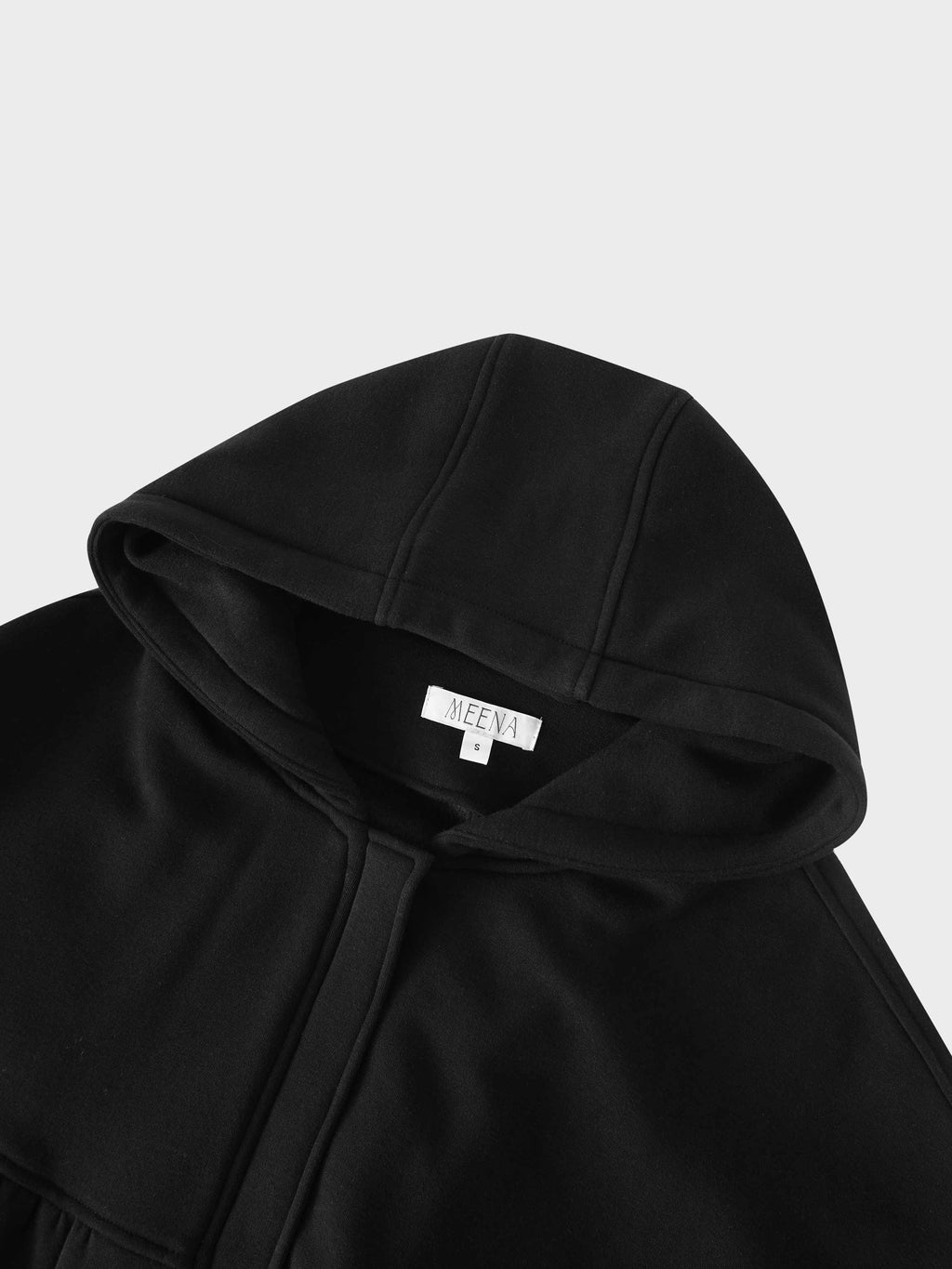 Bubble Sweatshirt Jacket-Black-2