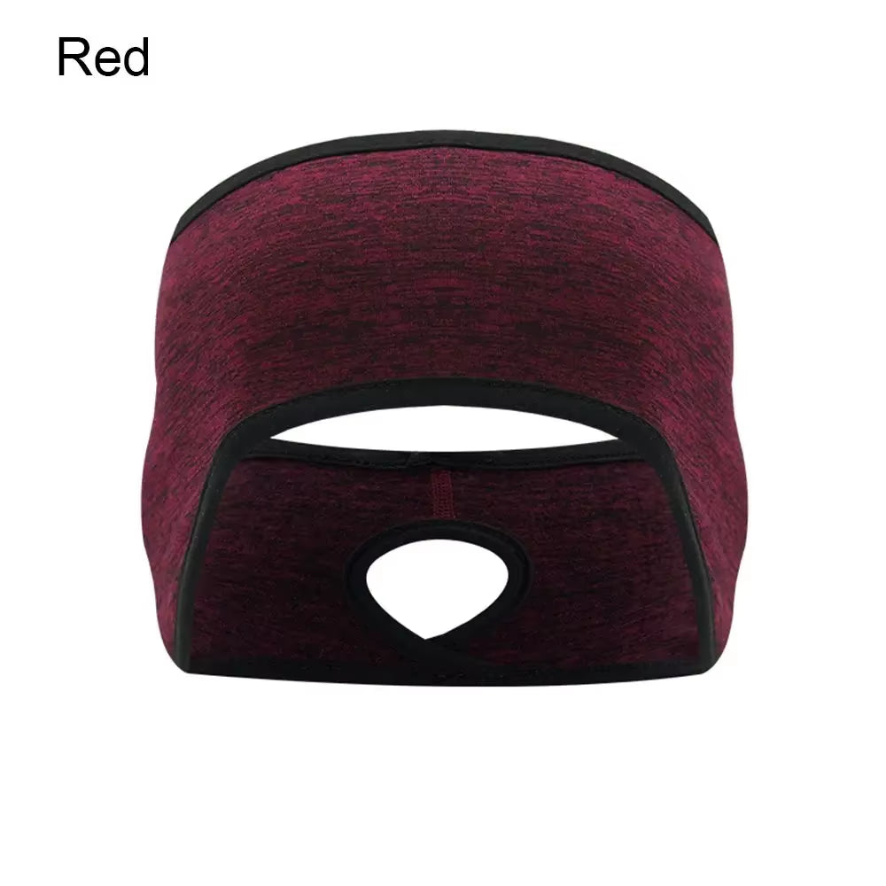 1PC Outdoor Sports Earmuffs Breathable Winter Warm Fleece Ear Cover Women Girls Hair Bands Running Headband Hair Sweatbands