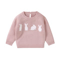 Toddler Infant Knit Sweater Girls Boys Easter Clothes Long Sleeve Rabbit Winter Warm Knit Pullover Tops Infant Jumper