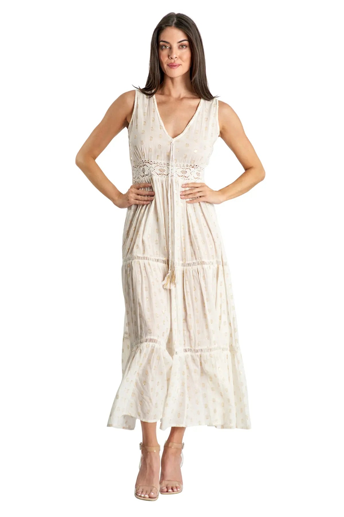 Azalea Tiered Maxi Resort Dress-3
