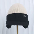 Winter Thermal Knitted Baseball Cap Thickened Ear Protection Warm Hat Windproof Men Women Outdoor Sports Running Hiking Beanie