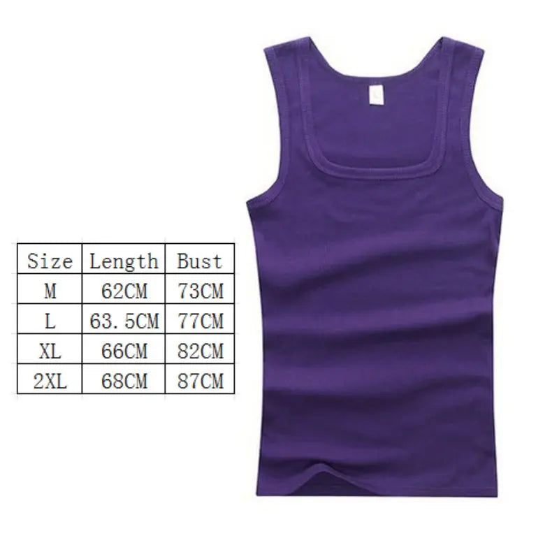 100% Cotton Mens Oversized T-Shirt Sleeveless Tank Top Solid Color Fitness Men Muscle Vests Bodybuilding T Shirt for Men Tees