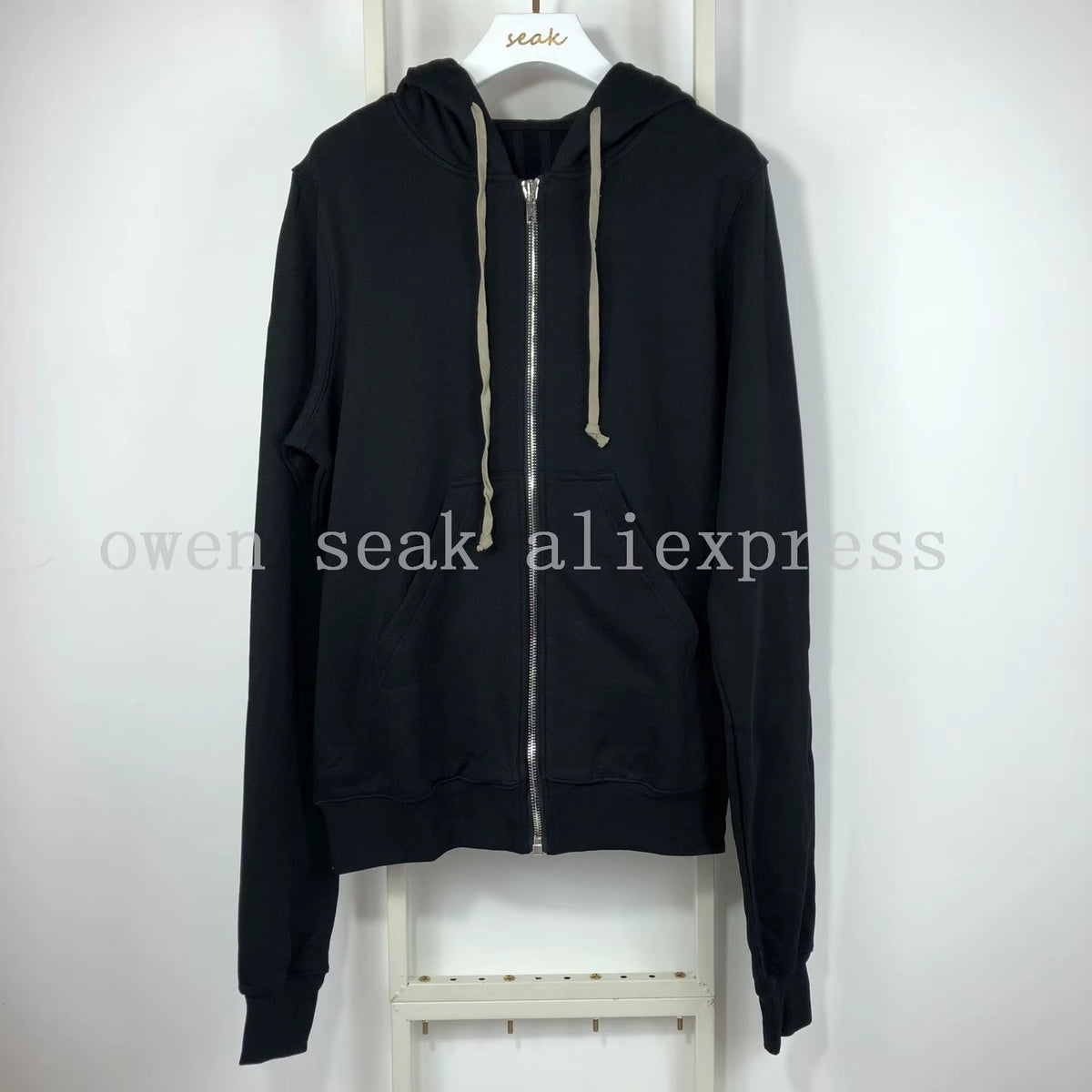 Men Hoodies Sweatshirts Gothic Men'S Clothing Oversized Autumn High Street Hip Hop Women Black Zip Hoodies Jacket