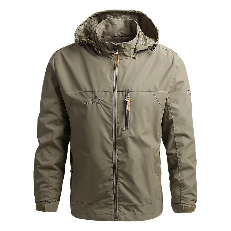 Men'S Autumn Windbreaker Man Oversize Windshield Jacket Men Spring Coat Mens Camping Jackets Male Work Wear Clothes