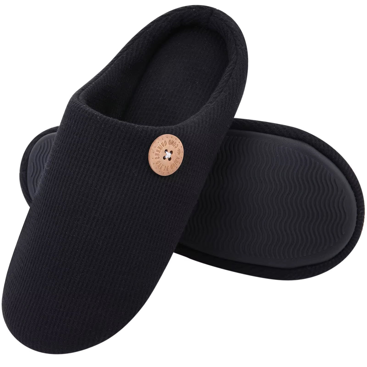 Winter Men Mules Slippers Warm Fuzzy House Shoes Men Fluffy Fur Slippers Cotton Flat Shoes Unisex Fur Shoes Large Size
