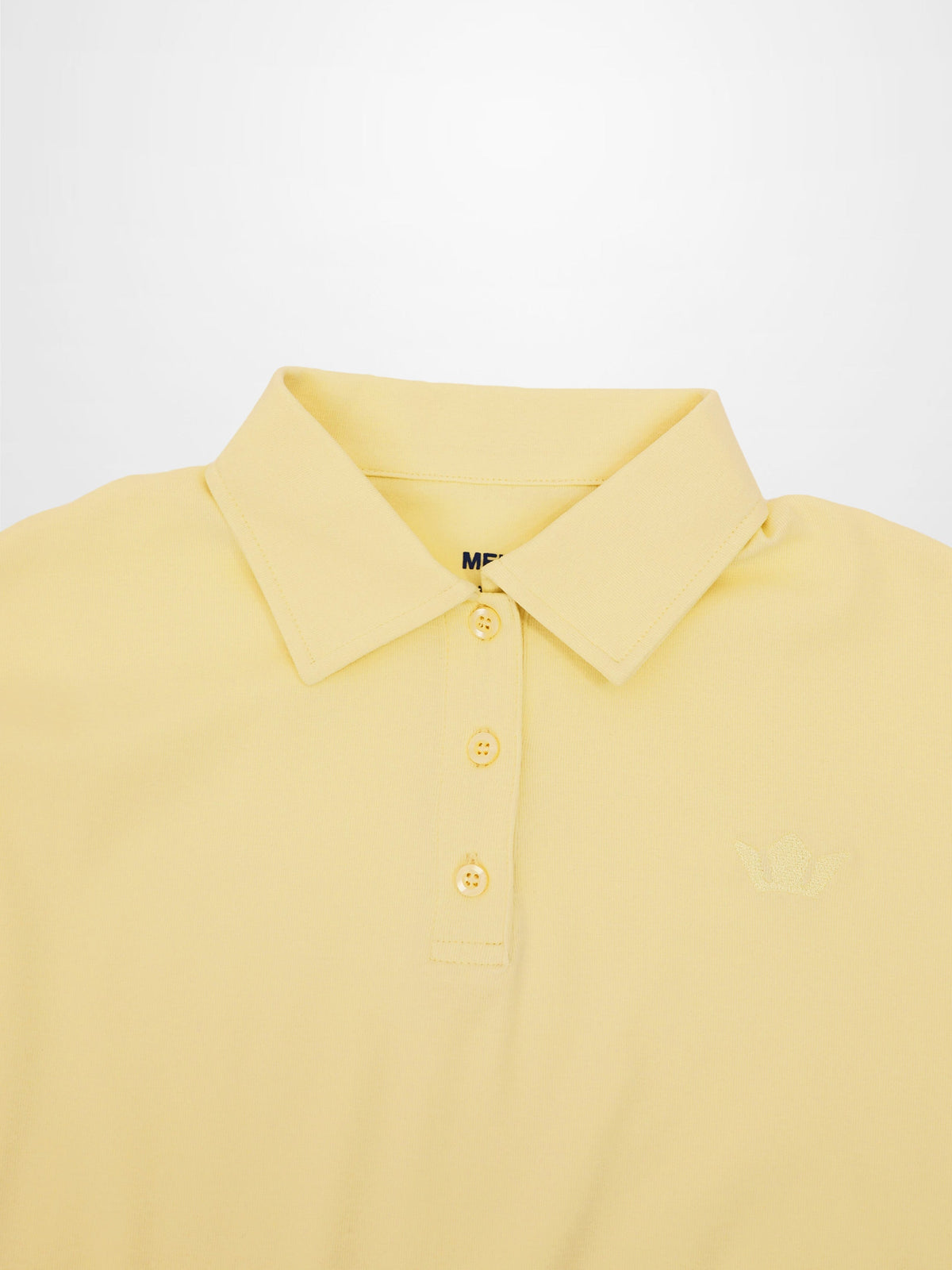 Collared Bomber Tee-Yellow-3