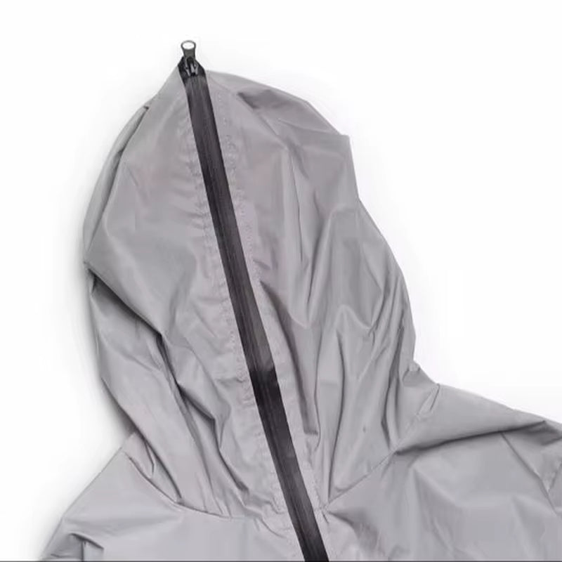 New Full Reflective Jacket Men / Women Harajuku Windbreaker Jackets Hooded Hip-Hop Streetwear Night Shiny Zipper Coats Jacke