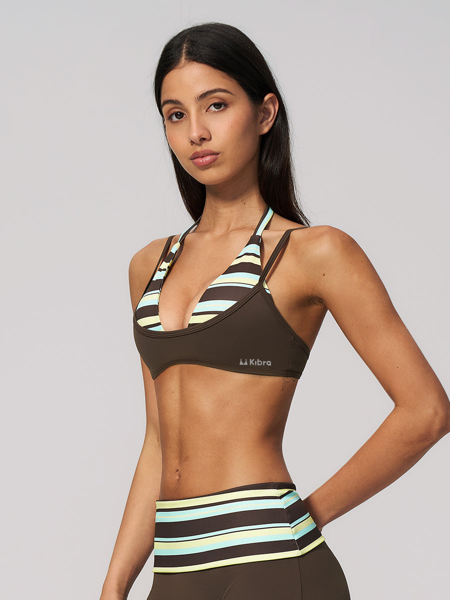Varsity Layered Bra