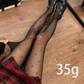 80/200G New Women Fleece Tight Sexy Heart Print Stocking Winter Warm Leggings Fashion High-Elastic Thermal Pantyhose Skin Effect