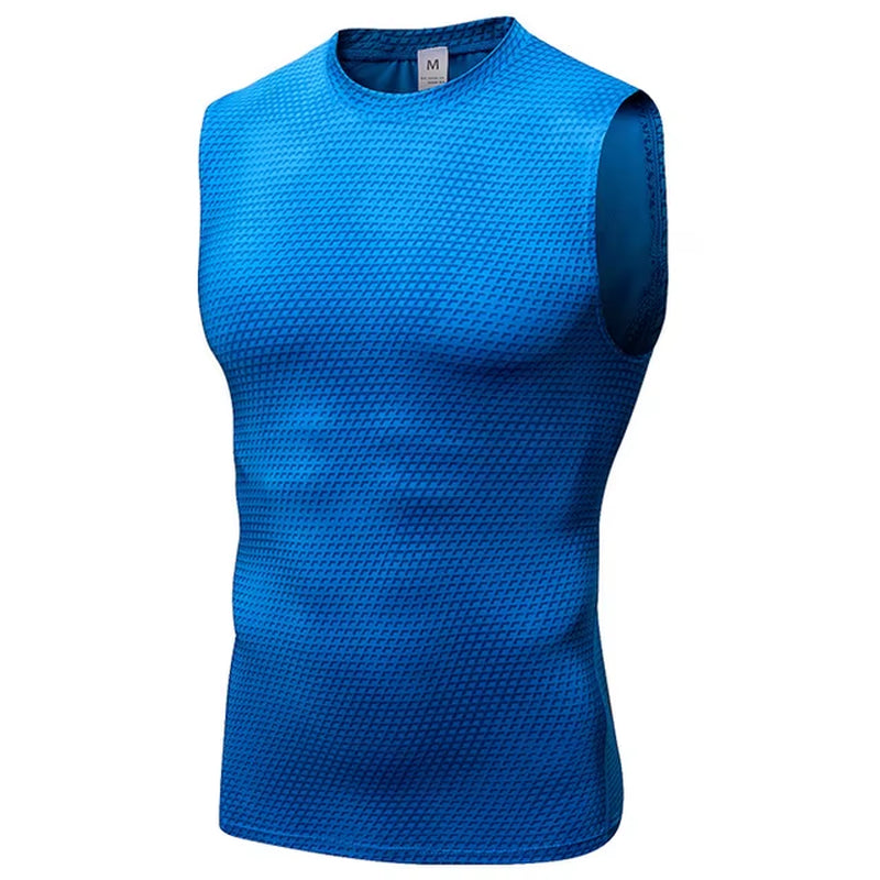 New Mens Compression Tank Tops Men Breathable Quick Dry Fitness Gym Vest Running Bodybuilding Flexibility Sleeveless Shirts
