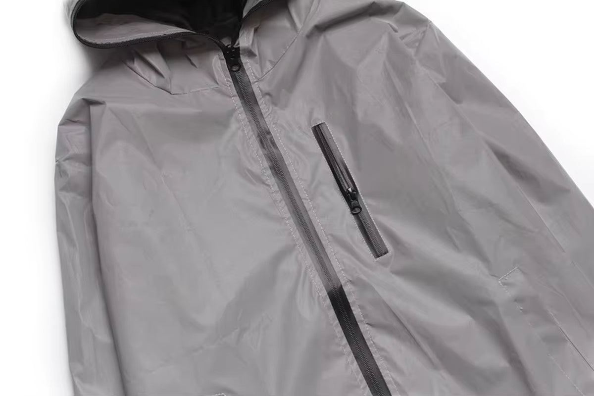 New Full Reflective Jacket Men / Women Harajuku Windbreaker Jackets Hooded Hip-Hop Streetwear Night Shiny Zipper Coats Jacke