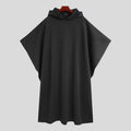 Fashion Men Cloak Coats Hooded Solid Poncho Loose 2023 Streetwear Punk Windproof Men Trench Winter Long Cape Jackets 5XL