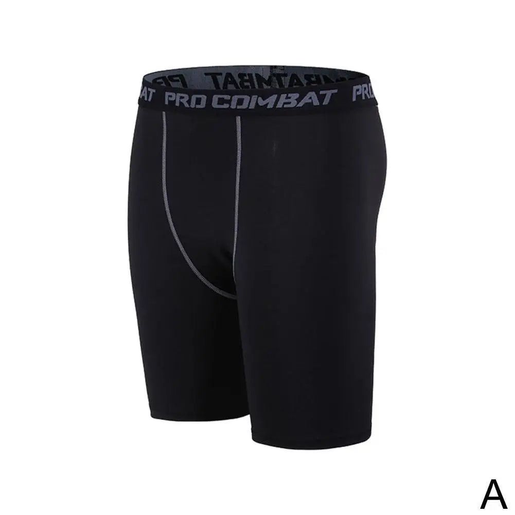 Men'S Leggings Compression Pants Sports Leggings Basketball Quarter Shorts Quick Drying Running Training Stretch Fitness Pants