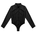 Elegant Bodysuits Female Fashion 2023 Long Sleeve Body Shirts Women Formal Office Lady White Blouses plus Size Rompers Clothes