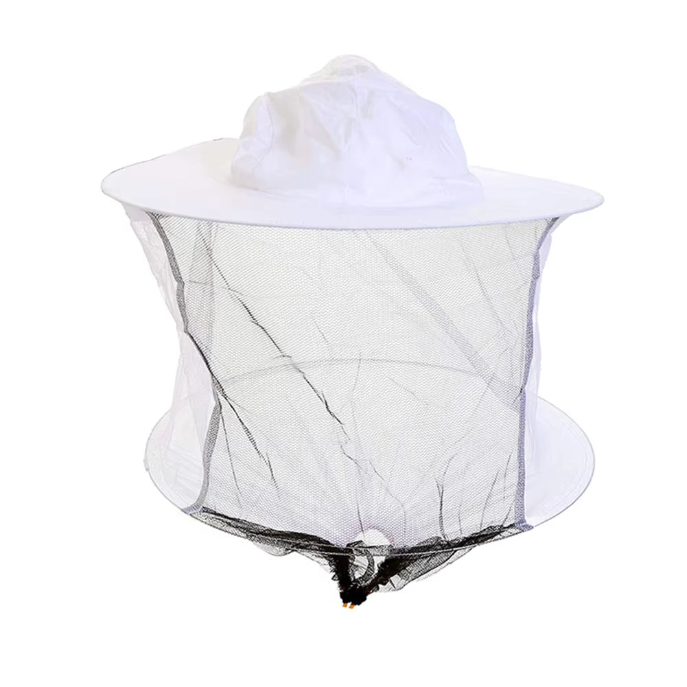 White Bee Hat White Bee Hat Beekeeping Hat Double Wire Hat Beekeeping Protective Apparatus