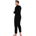 Men Winter Warm Teddy Fleece Stitch Onesie Fluffy Sleepwear One Piece Sleep Lounge Pajama Jumpsuits Hooded Onesies for Adult Men
