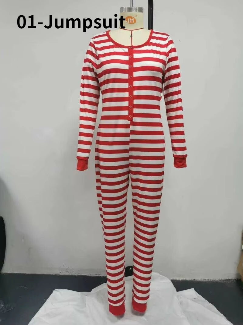 Popee the Performer Cosplay Costume with Bag White and Red Striped Pajamas Jumpsuit Plush Bunny Ear with Tail Christmas Night