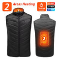 21 HEATING ZONES Heated Vest Lightweight Heating Jacket Coat Vests Men Women Winter Usb Self Heating Thermal Heating down Jacket