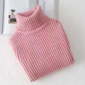 New Sweater Kids Sweaters Autumn Girls Turtleneck Sweaters 1-9Yrs Baby Boys Pullover Winter Knitted Bottoming Boys Sweaters