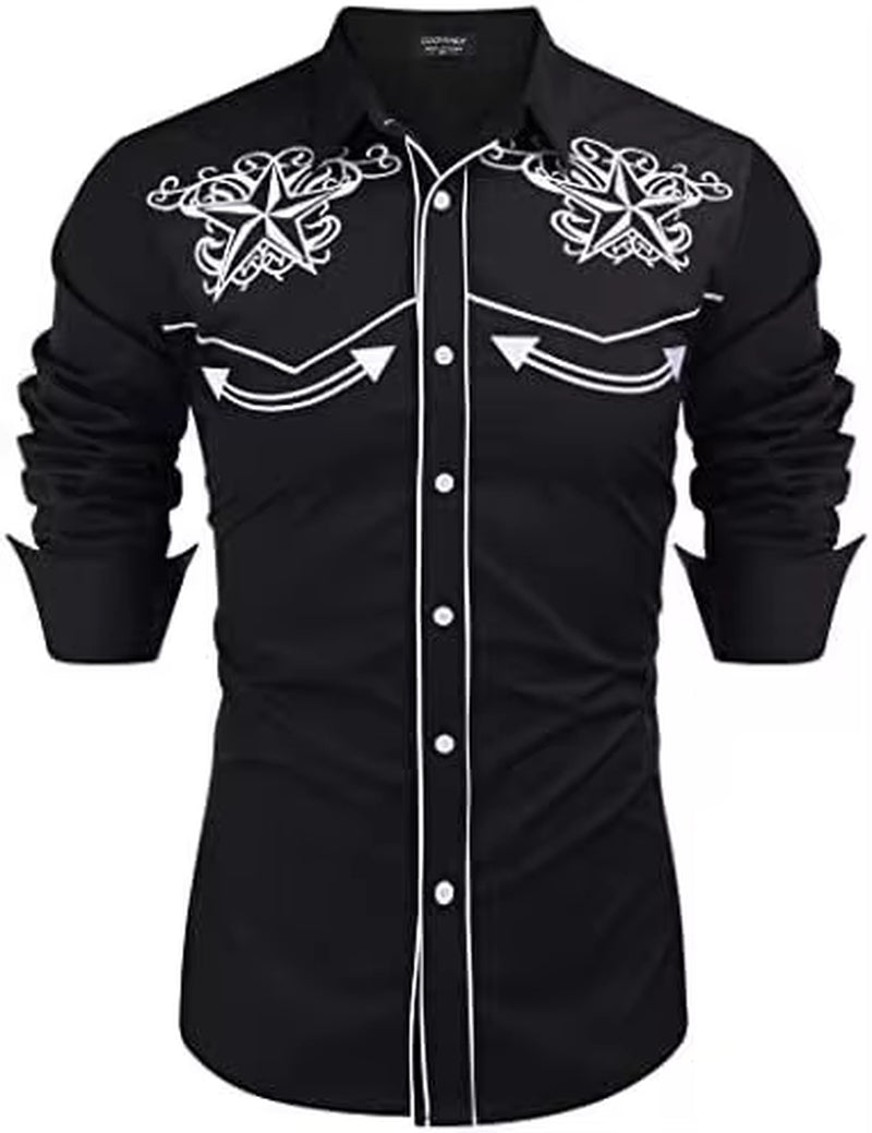 2025 European and American Popular Light Luxury Western Denim Style Long Sleeved Shirt, High-Quality and Comfortable Button up T