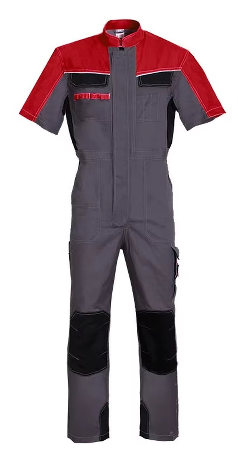 Mens Work Clothing Coverall Summer Breathable Long Sleeve Worker Overalls Durable Factory Worker Jumpsuits Auto Repair Uniforms