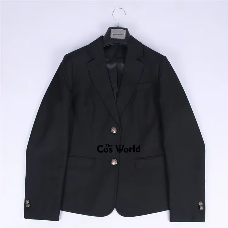 Womens Female Spring Autumn Solid Color Suits Blazer Long Sleeve Jackets Coats Outwear for JK School Uniform Students Cloths