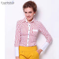 Fashion Striped Bodysuits Women Office Lady Work Body Shirts Long Sleeved Bodycon Elegant Tops and Blouses Female Clothes 2025