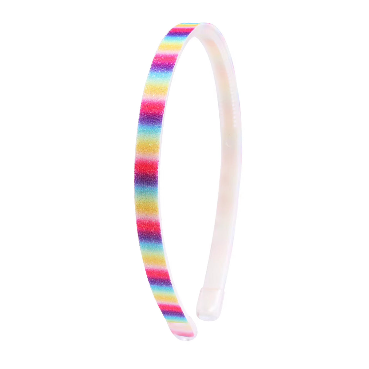 Glitter Headbands Colorful Plastic Headbands with Teeth Sparkle Headbands for Girls and Women