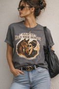 Hold Your Horses – Graphic Tee | Hair Up Western Style, Everyday Attitude