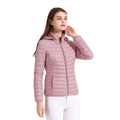 Winter Ultralight Padded Puffer Jackets for Women Short Parka with Hood Female Outdoor Warm Lightweight Outwear