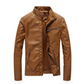 2026 Mens PU Leather Jacket Fleece and Thicken Male Coats Motorcycle Clothing Men Warm Mens Streetwear Pilot Leather Jacket