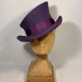 Cashmere Hat Asymmetric Top Hat Wool Hat Women Men Unisex Hat Steam Punk Hat Top Hat Party Fashion Ribbon Mens Lumber Costume