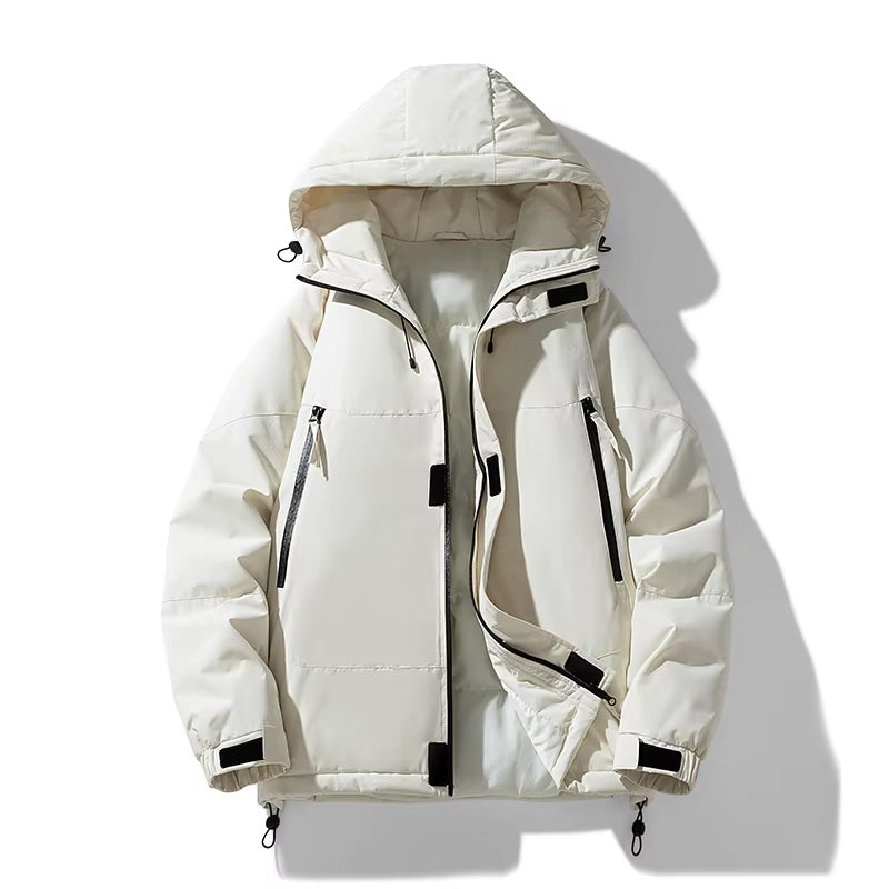Men Winter New Outdoor Warm Parkas Jacket Coat Men'S Autumn Outwear Casual Waterproof Thick Fleece Parkas Jackets Male