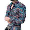 Men'S Shirt 3D Printed Shirt Outdoor Street Long Sleeved Button up Clothing Oversized Fashion Clothing Fashion