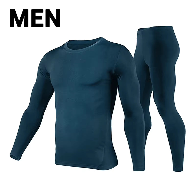 Men'S Winter Thermal Underwear Man First Layer Thermal Shirt Male Thermal Underwear Suit Men Long Johns Shirts & Tops Bottom Set