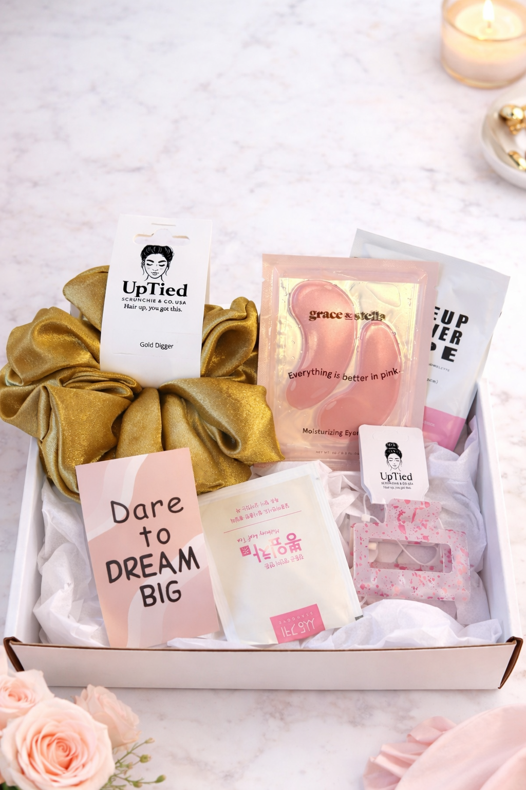 Hold Your Horses XL oversized brown cotton scrunchie - UpTied Scrunchie Co