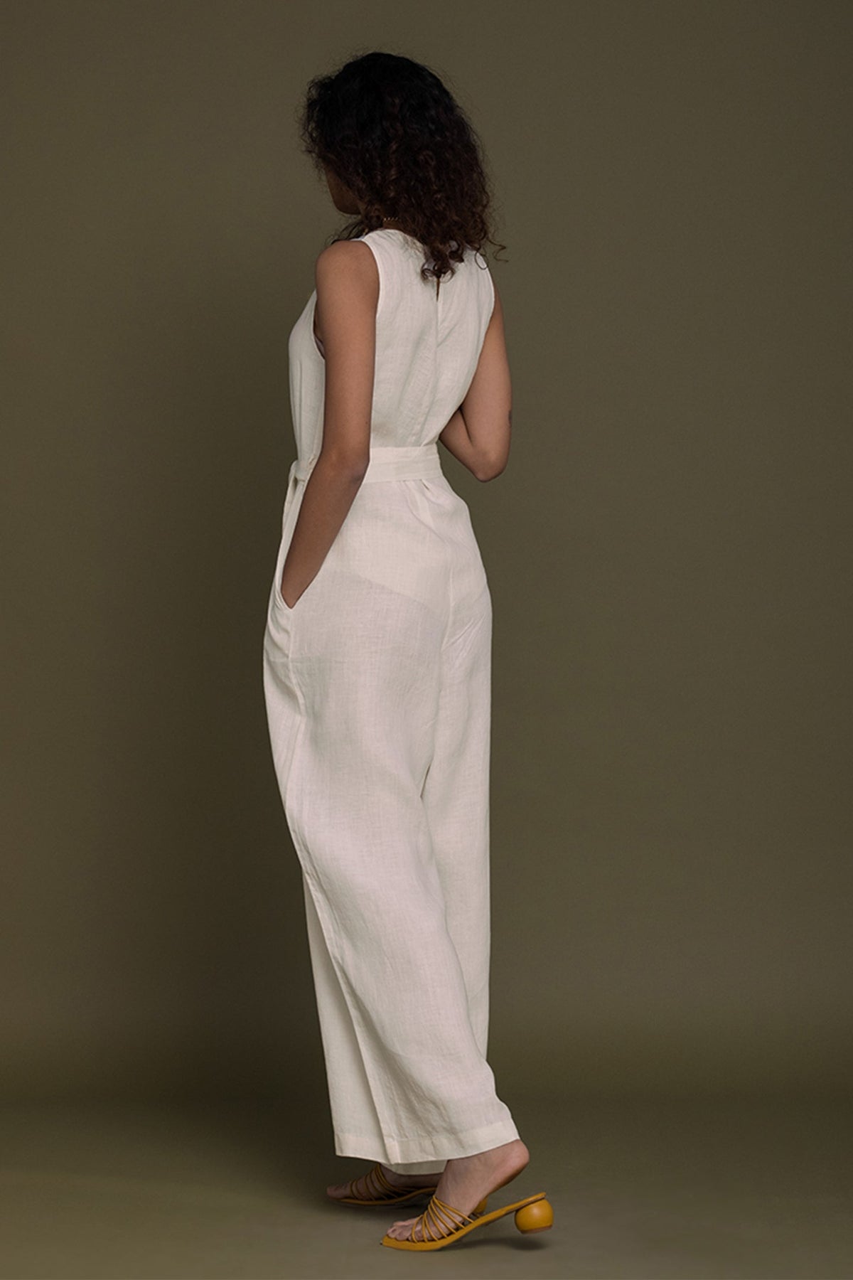 Breakfast in Bed Jumpsuit in Off-white-1