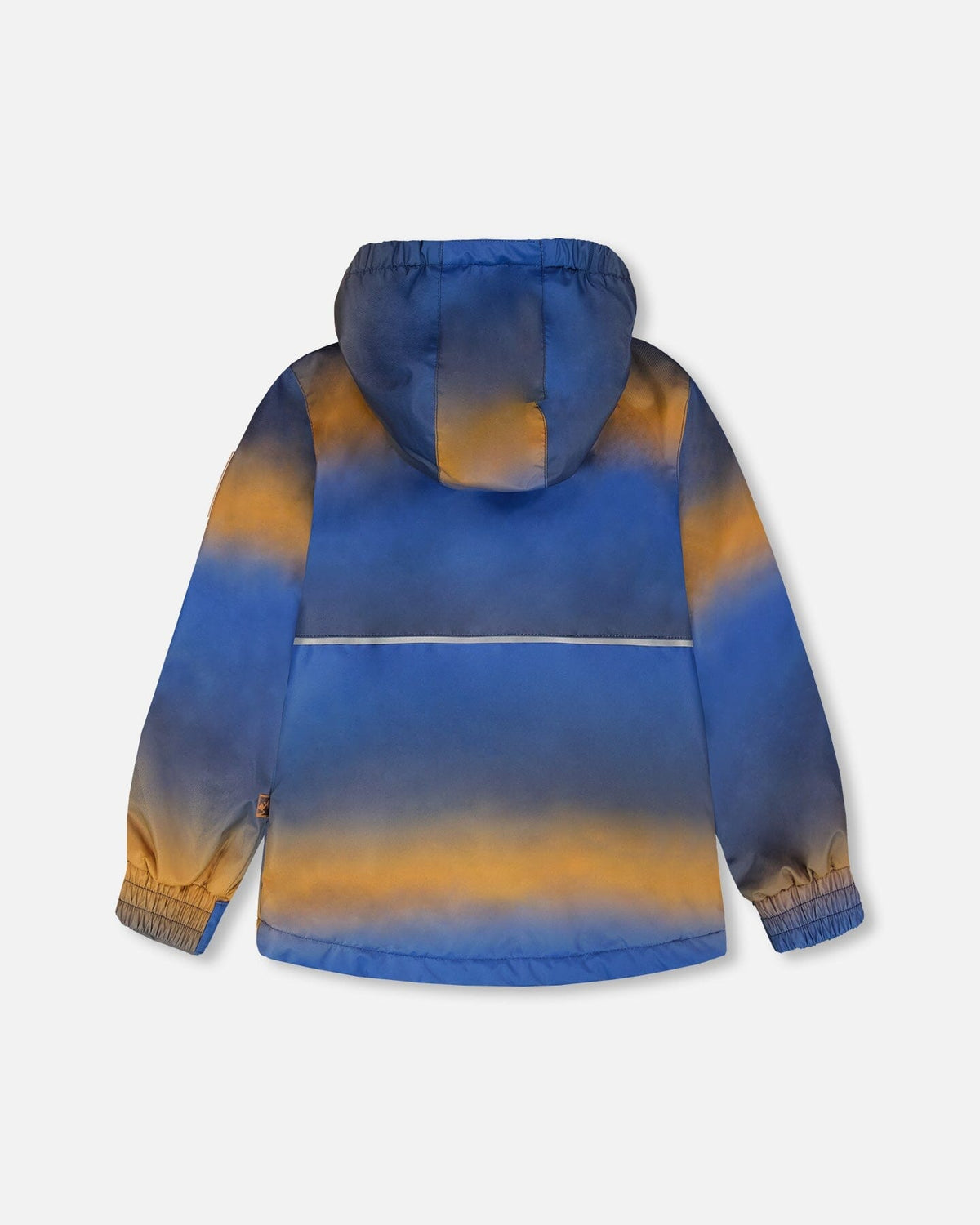 Insulated Two-Piece Mid-Season Outerwear Set Blue And Brown Gradient