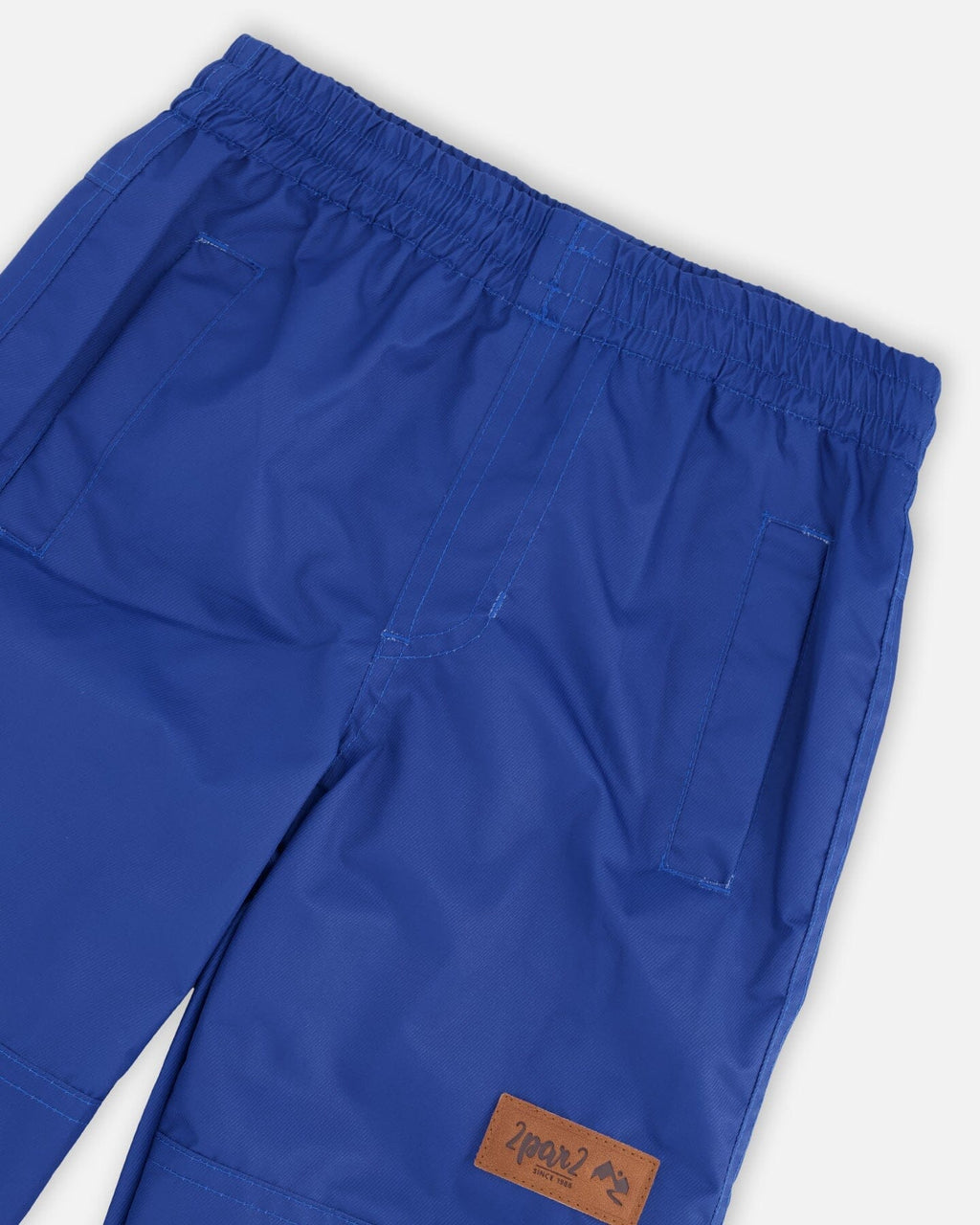 Insulated Two-Piece Mid-Season Outerwear Set Blue And Brown Gradient