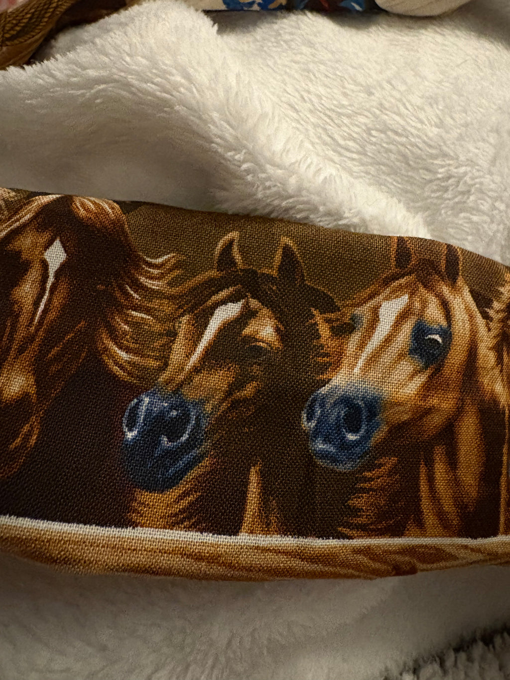 Hold Your Horses – Brown Cotton XL Scrunchie | Oversized Everyday Essential